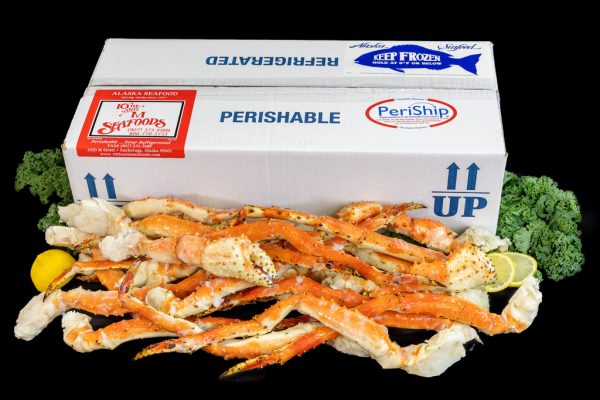 10 lbs - Jumbo Red King Crab Legs & Claws - 10th & M Seafoods