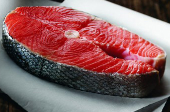 Wild Alaskan King Salmon Steaks - per lb
