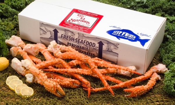 5 lbs - Large Alaskan Golden King Crab Legs & Claws - 10th & M Seafoods