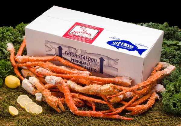 10 lbs - Large Alaskan Golden King Crab Legs & Claws - 10th & M Seafoods