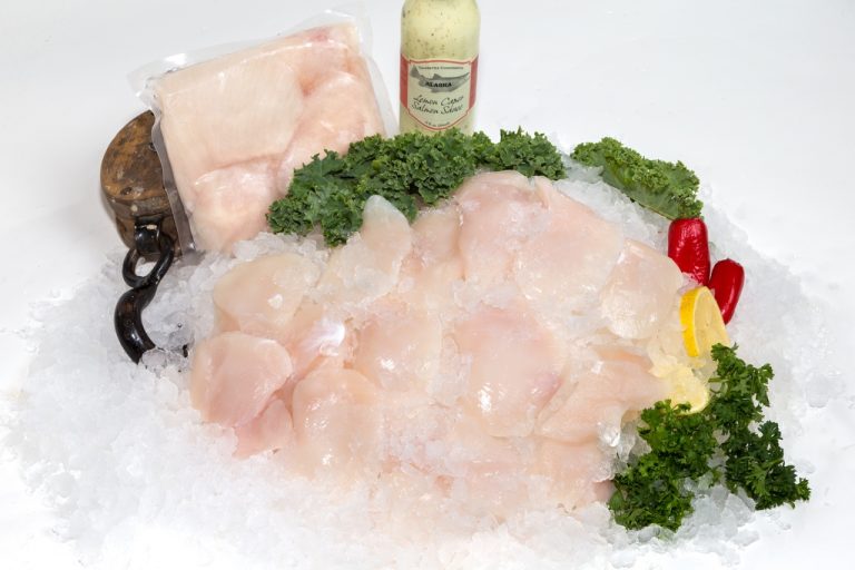 Halibut Cheeks per lb 10th & M Seafoods