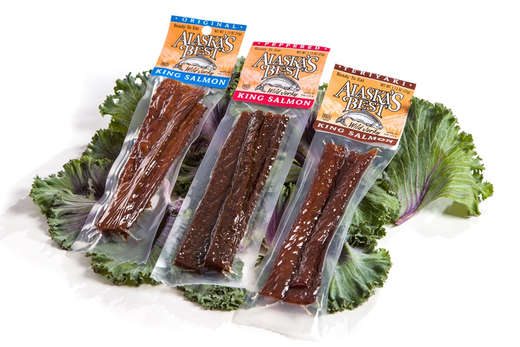 Fisherman's Pack Salmon Jerky 10th & M Seafoods