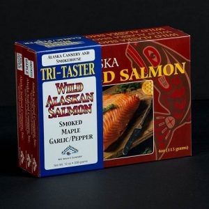 Smoked Salmon Tri-Taster Giftbox 12oz-0